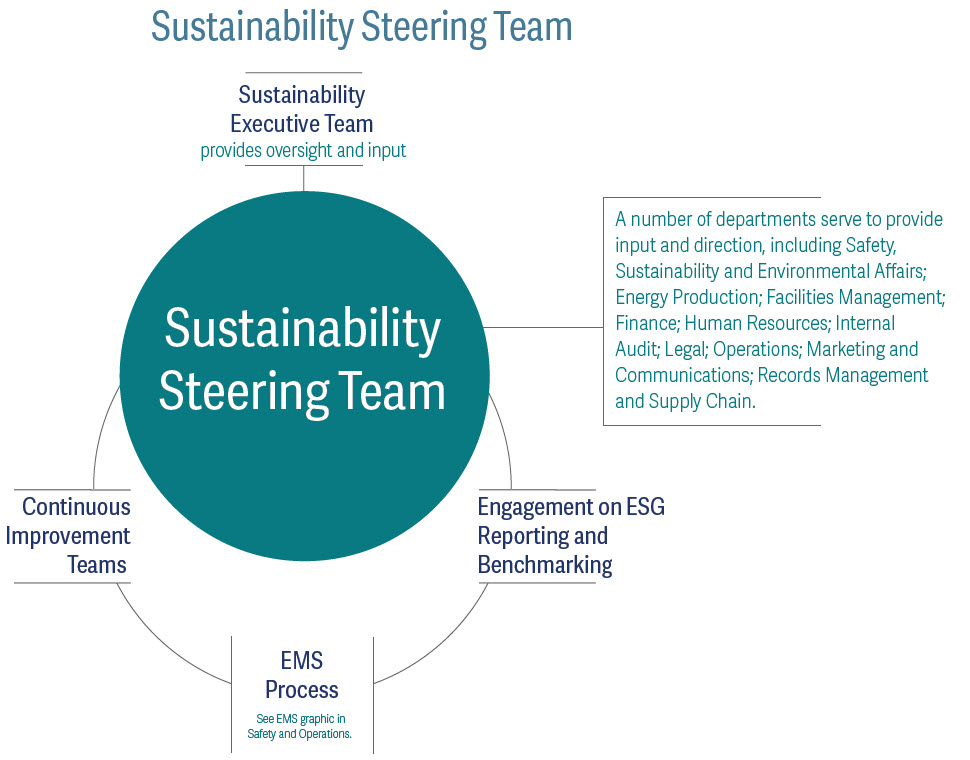 Sustainability steering team