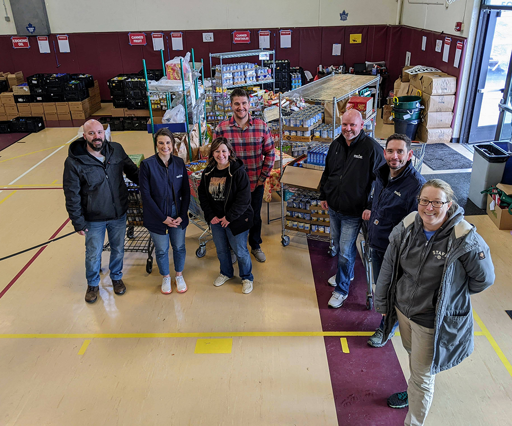 MGE employees deliver food donations