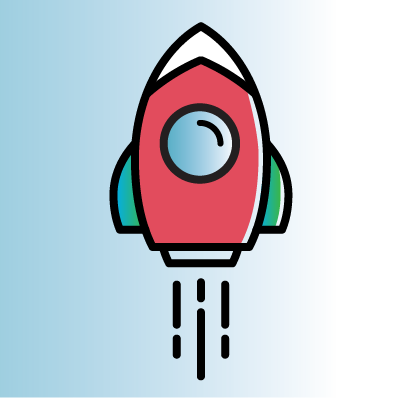 rocket ship icon