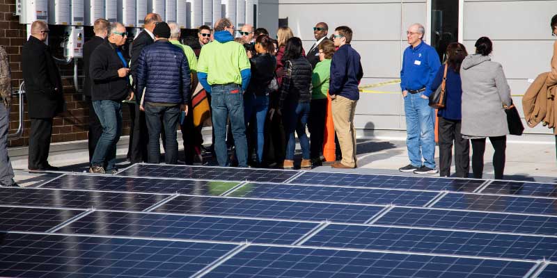 Madison College unveils largest rooftop solar array in Wisconsin