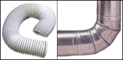 Remplace la manguera de ventilación de plástico con una de metal.