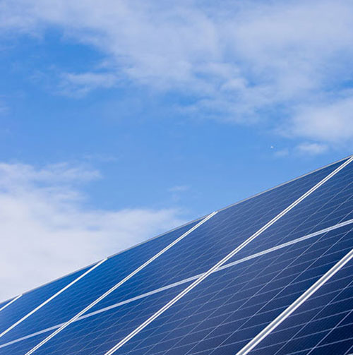 Solar panels.