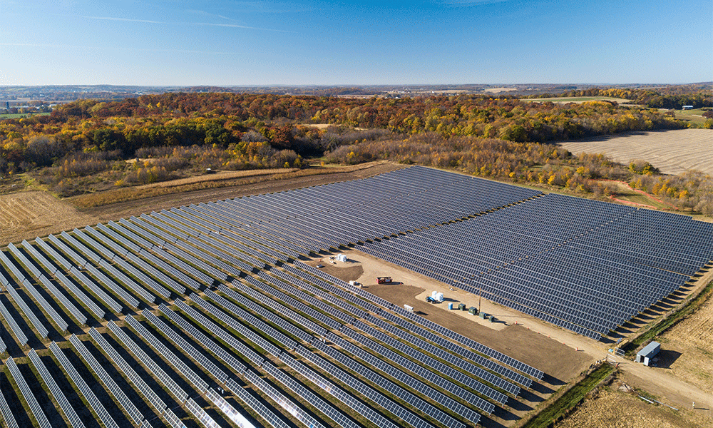 Aerial view of Strix Solar