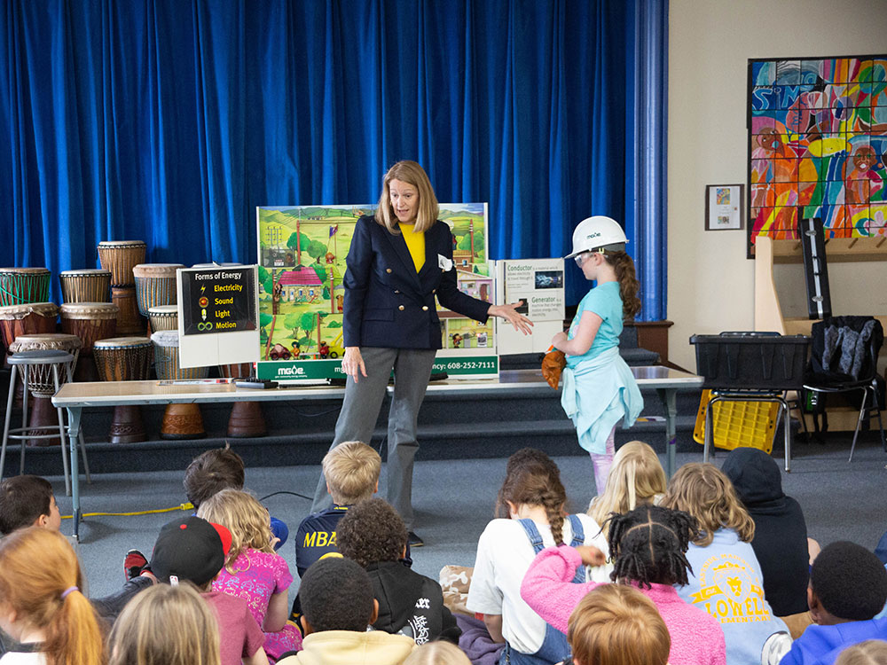 Switch to Safety presentation at a school